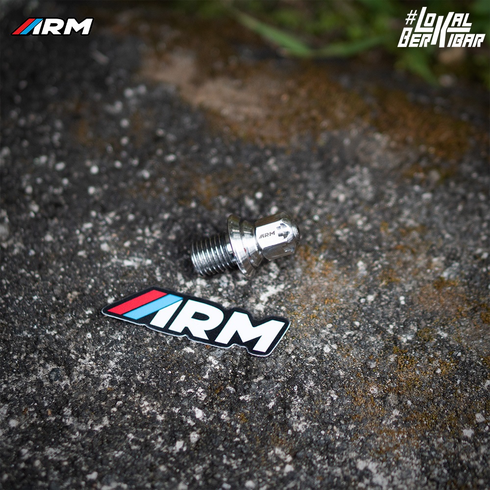 ARM BAUT PEMBUANGAN OLI MESIN MATIC STAINLESS FULL CNC