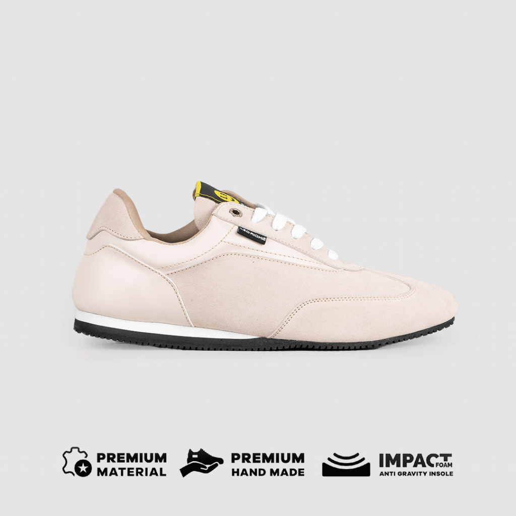 LEO RICHIE - Sepatu Sneakers Pria Renoir Broken White