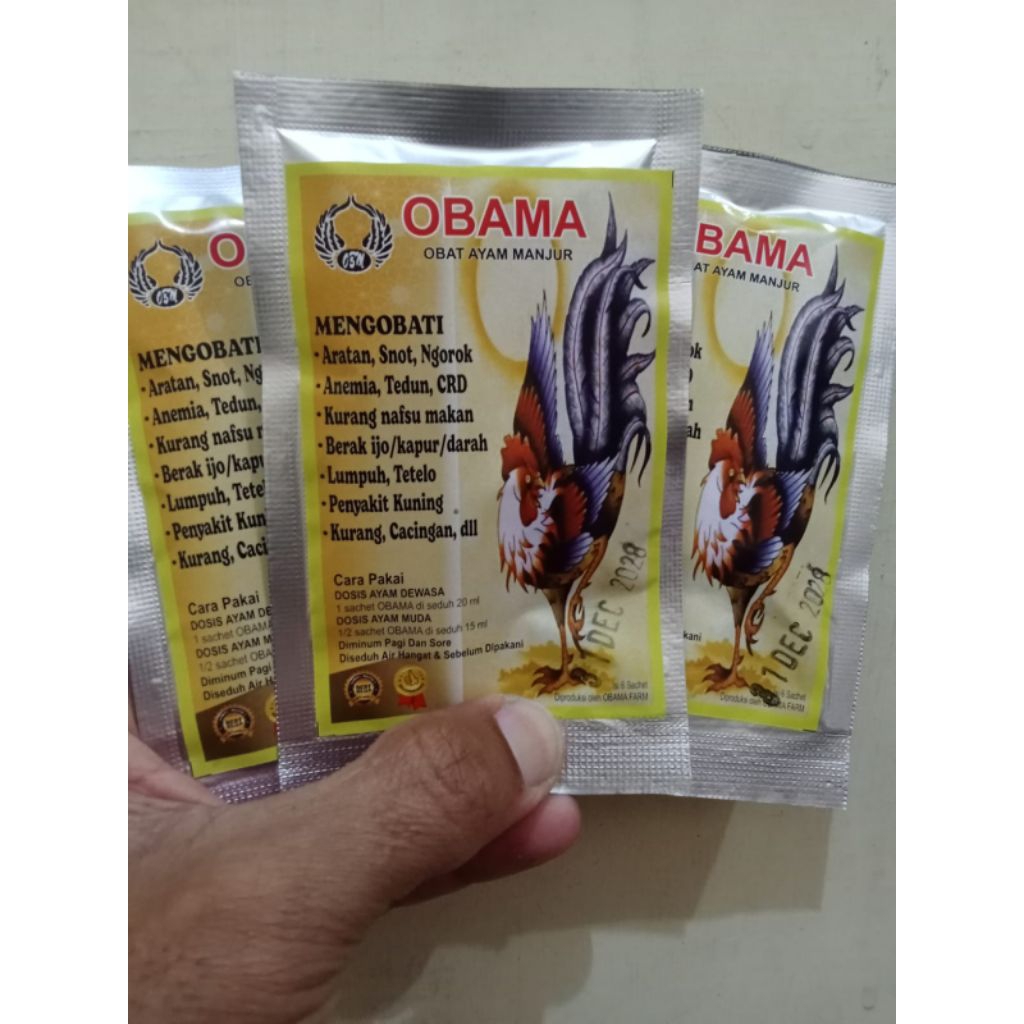 OBAMA OBAT AYAM MANJUR MENGATASI TETELO KUNING DAN SEGALA PENYAKIT AYAM