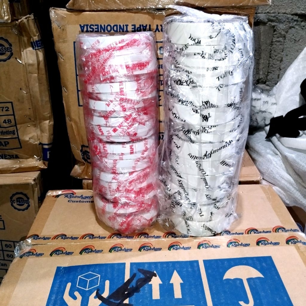 

Double Tape Dobel Tip Rainbow 24mm Besar 12 Pcs Dan 12mm 24pcs