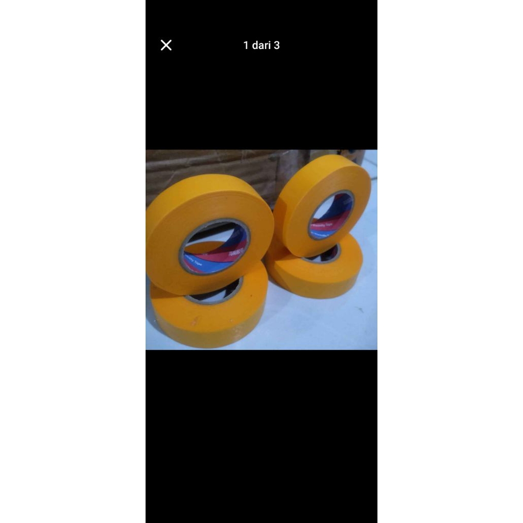 

Paket hemat! isi 50pcs. isolasi kertas 18mm*50m