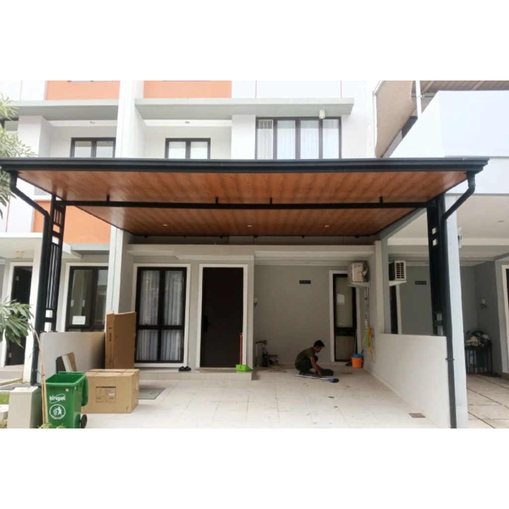 kanopi pelapon pvc atap spandek