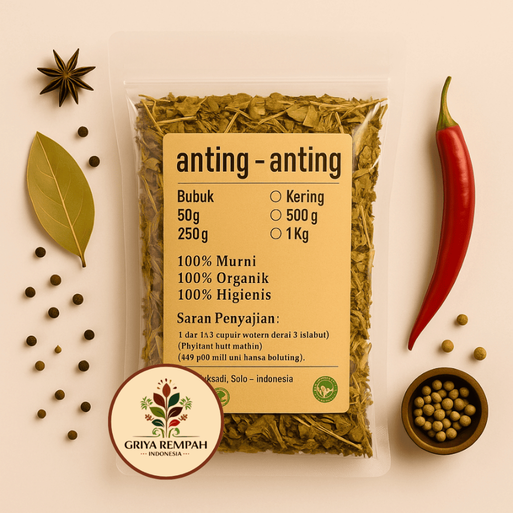 

ANTING ANTING KERING 250 GRAM Premium – Ramuan Rempah Herbal Jamu Tradisional Alami untuk Kesehatan Catnip Simplisia Acalypha Australis