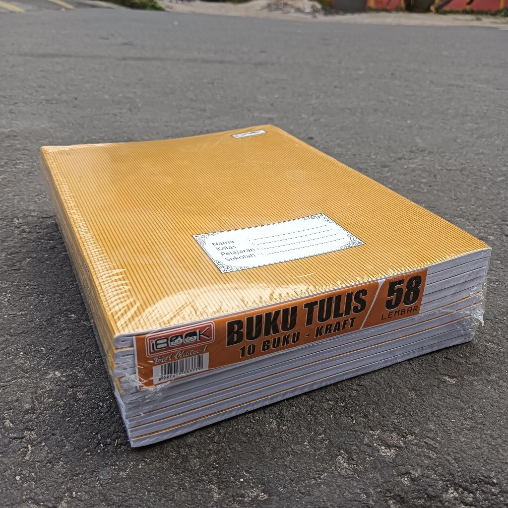 

1 Pack Buku Tulis 58 Lembar iBOOK Buat Sekolah Ukuran Sidu 16x21cm 10pcs Grosir
