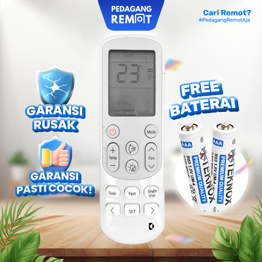 Remot Remote AC Samsung Fast Cooling AR05KRFLAWKN AR07KRFLAWKN AR09KRFLAWKN