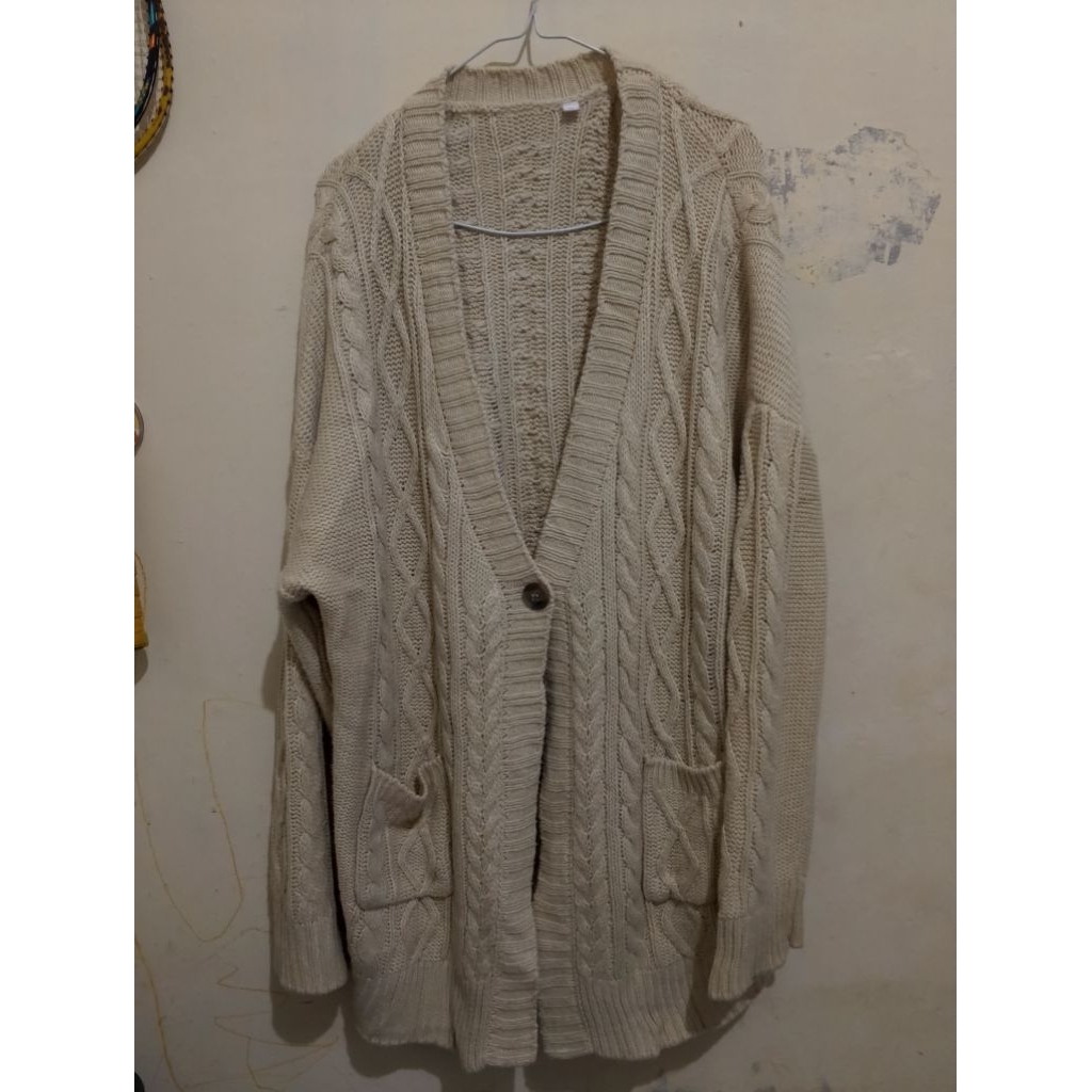 cardigan rajut jumbo