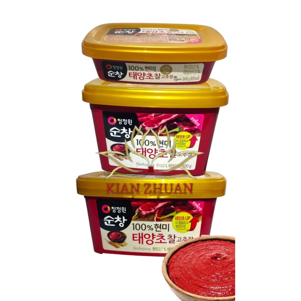 

Sunchang Gochujang 1kg,500gr,200gr / Hot Pepper Paste Chung Jung One