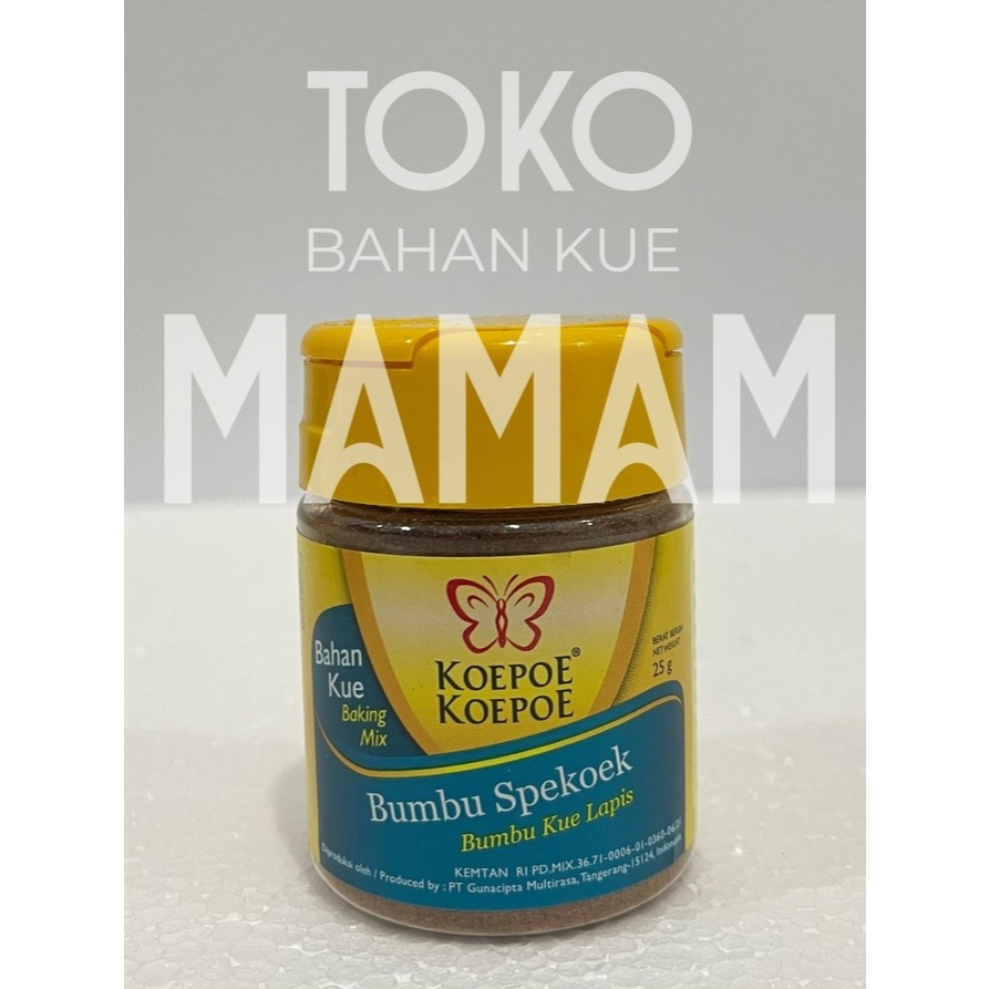 

Bumbu spekoek Kupu - Kupu / Koepoe- Koepoe