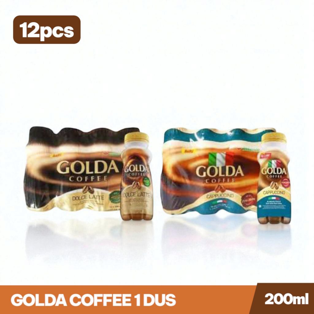 

GOLDA COFFEE 200 ml ISI 12pcs