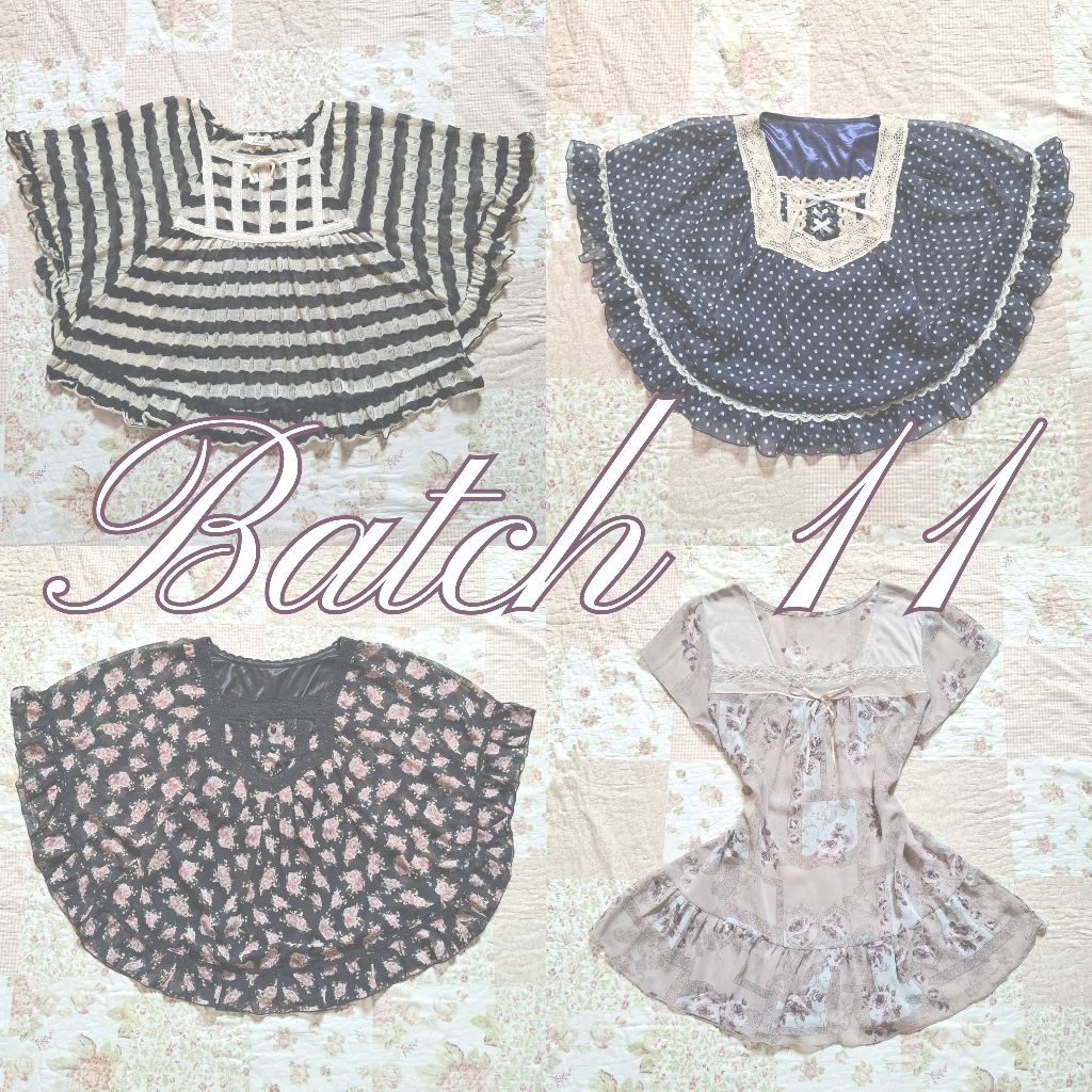 BATCH 11 (PLEASE READ THE DESC BEFORE CHECKOUT) Vintage Coquette Cottagecore Y2K Grunge Gothic Goth 