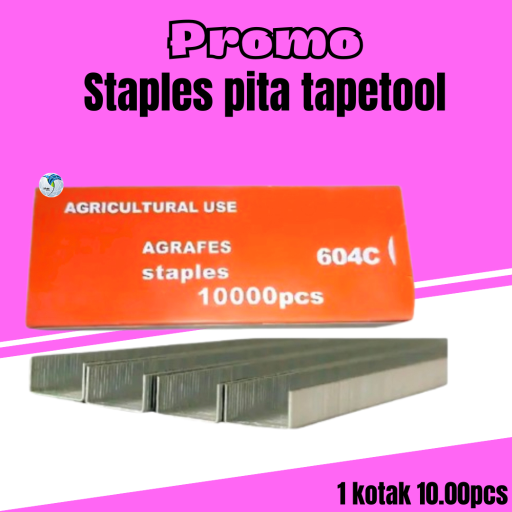 

ISI STAPLES RANTING ( TAPETOOL REFILL STAPLES ) / Staples Tapetool kemasan orange