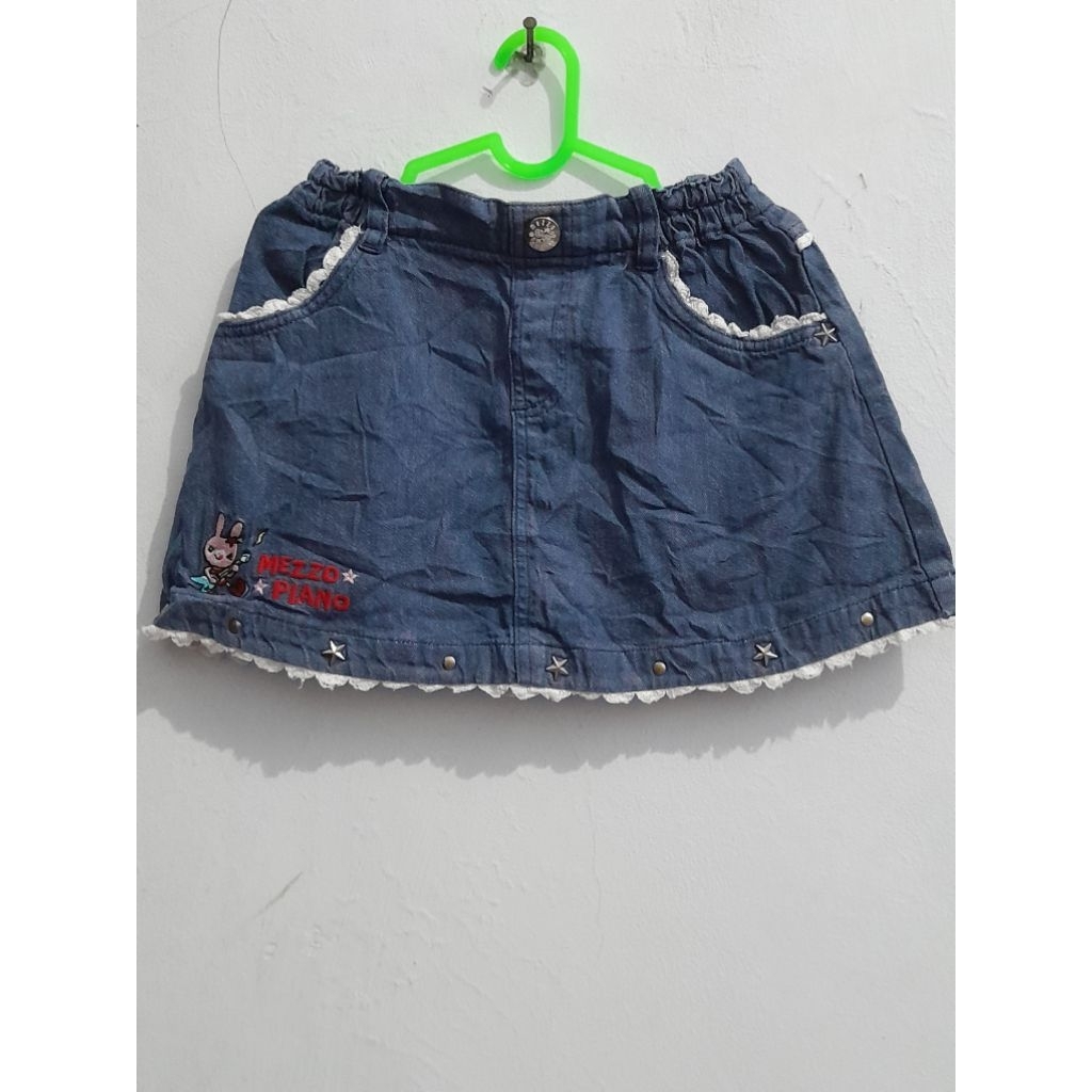Rok jeans anak tag 100 MEZZO PIANO 37k + Adm