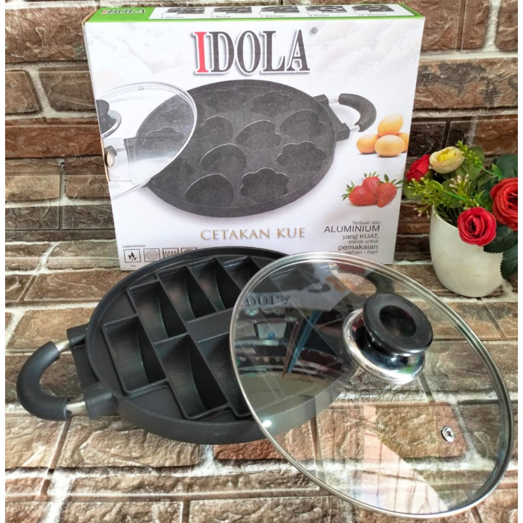 cetakan kue pukis kue pancong teflon anti lengket