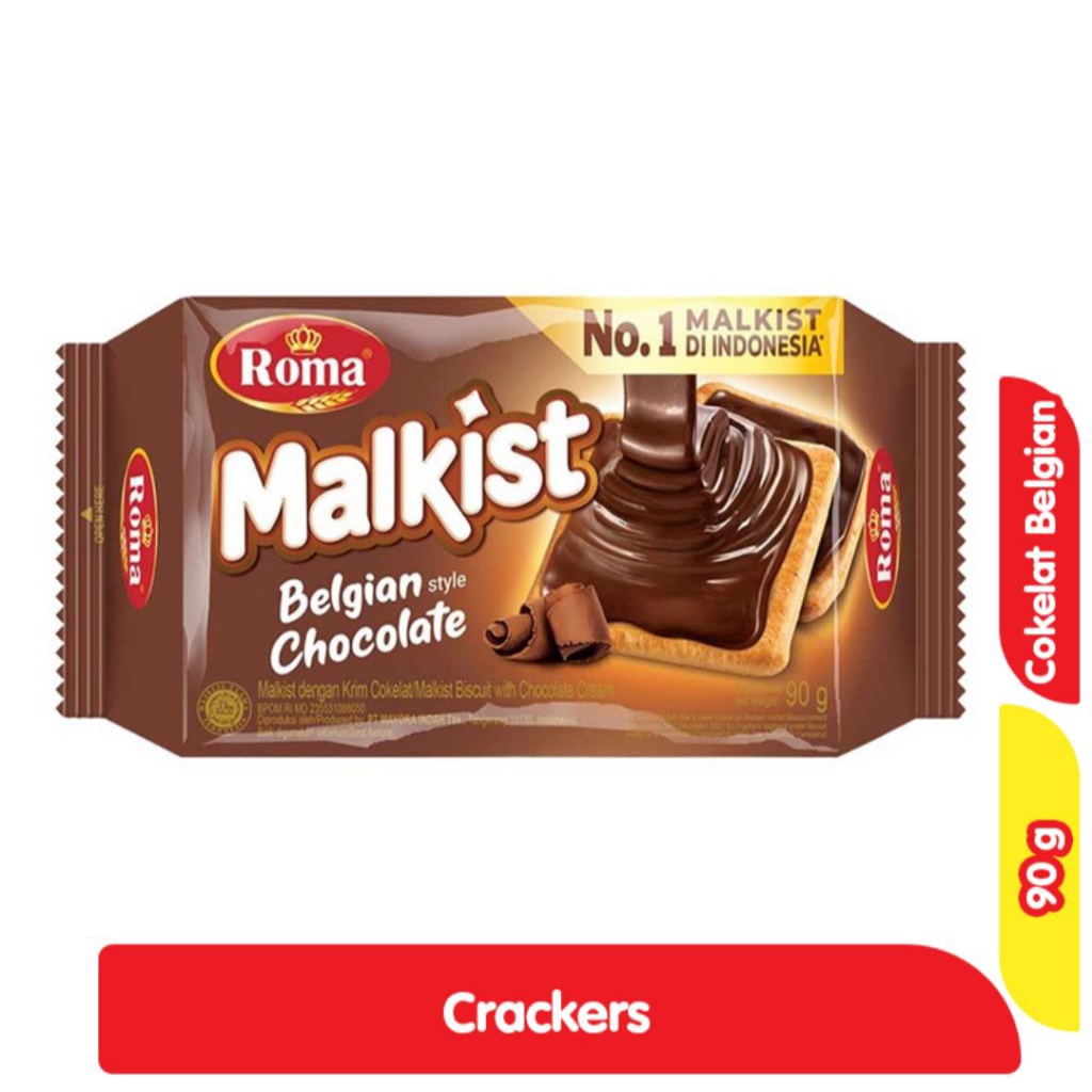 Roma Malkist Cokelat Crackers