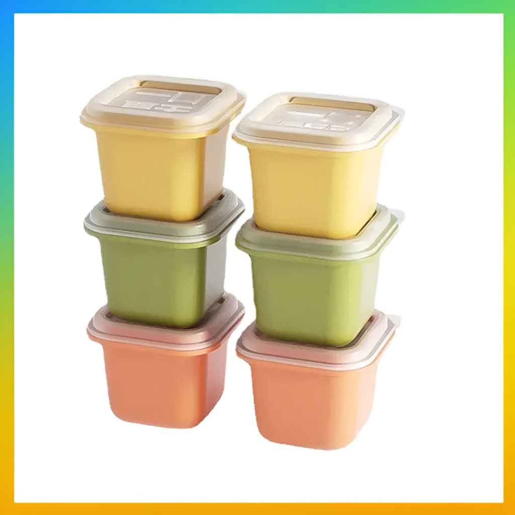 Cetakan Es Batu Bentuk Kotak Kecil Dengan Tutup / Alat Pencetak Puding Agar-Agar Jelly Cokelat Yogur