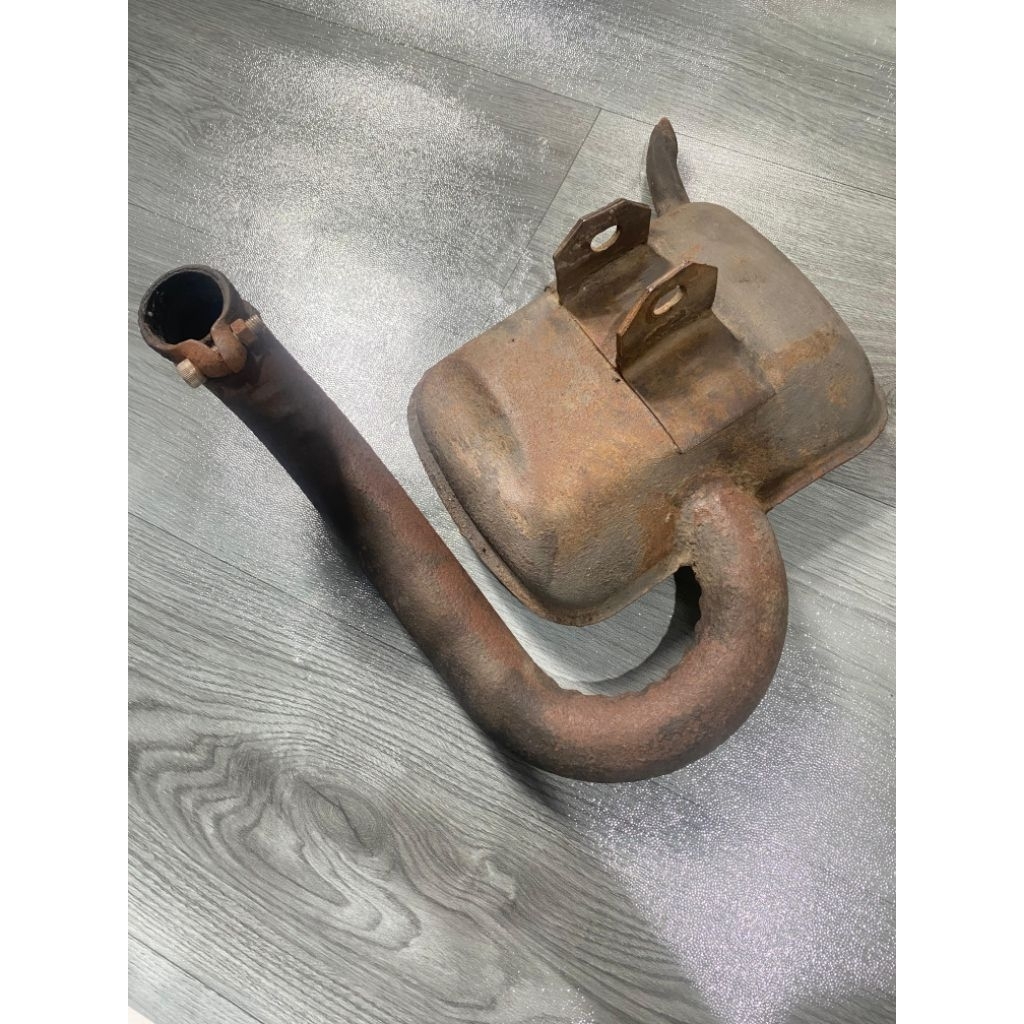 Knalpot vespa excel original knalpot vespa original kerut DGM