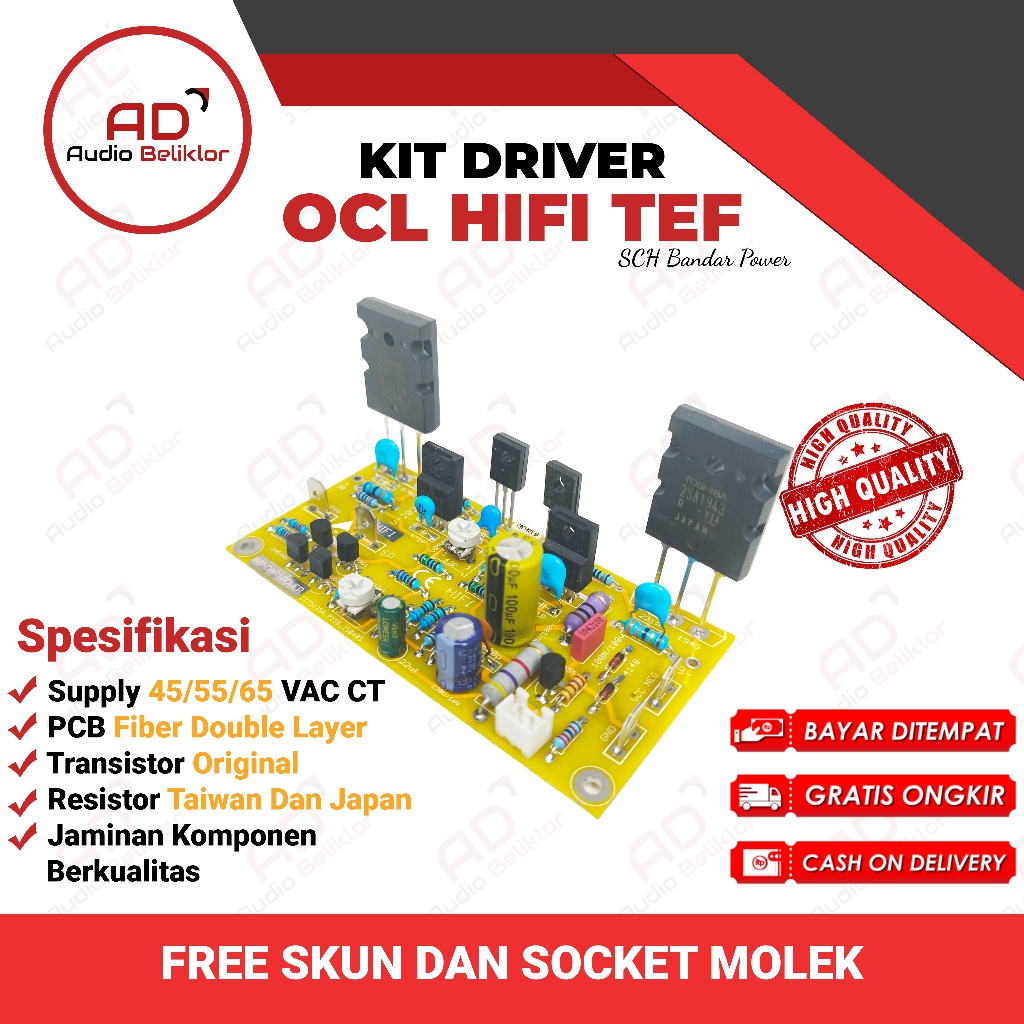 Kit Driver OCL Hifi Bandar Power Terbaru 2025