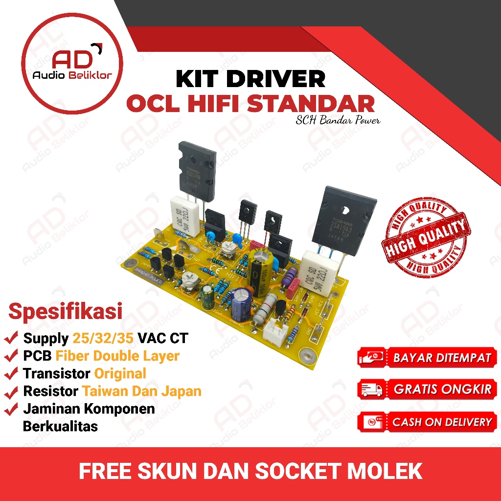 Kit Driver OCL Hifi Bandar Power 2025 Terbaru