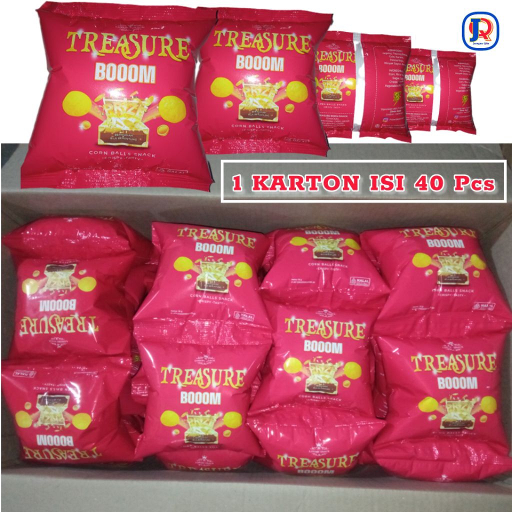 

TREASURE BOOOM corn ball Snack berhadiah
