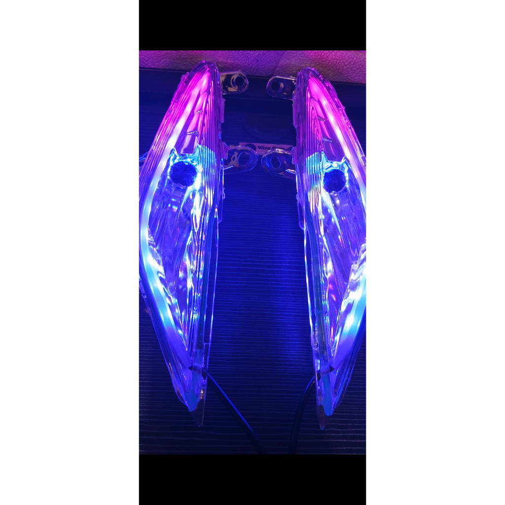 Lampu DRL Sein Running Alis RGB  Remote Beat Karbu