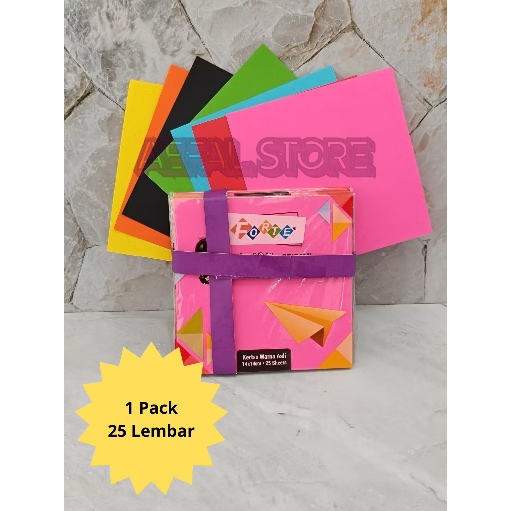 

( 25 Lembar ) Kertas Lipat Origami 14x14 1 Pack