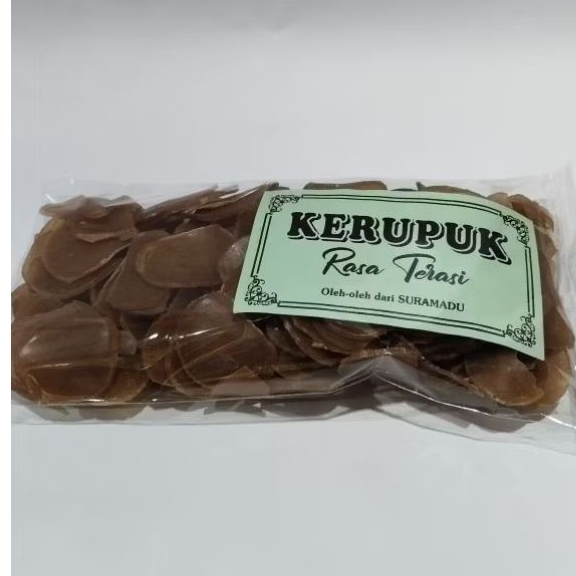 

KERUPUK MENTAH RASA TERASI,BERAT 250g