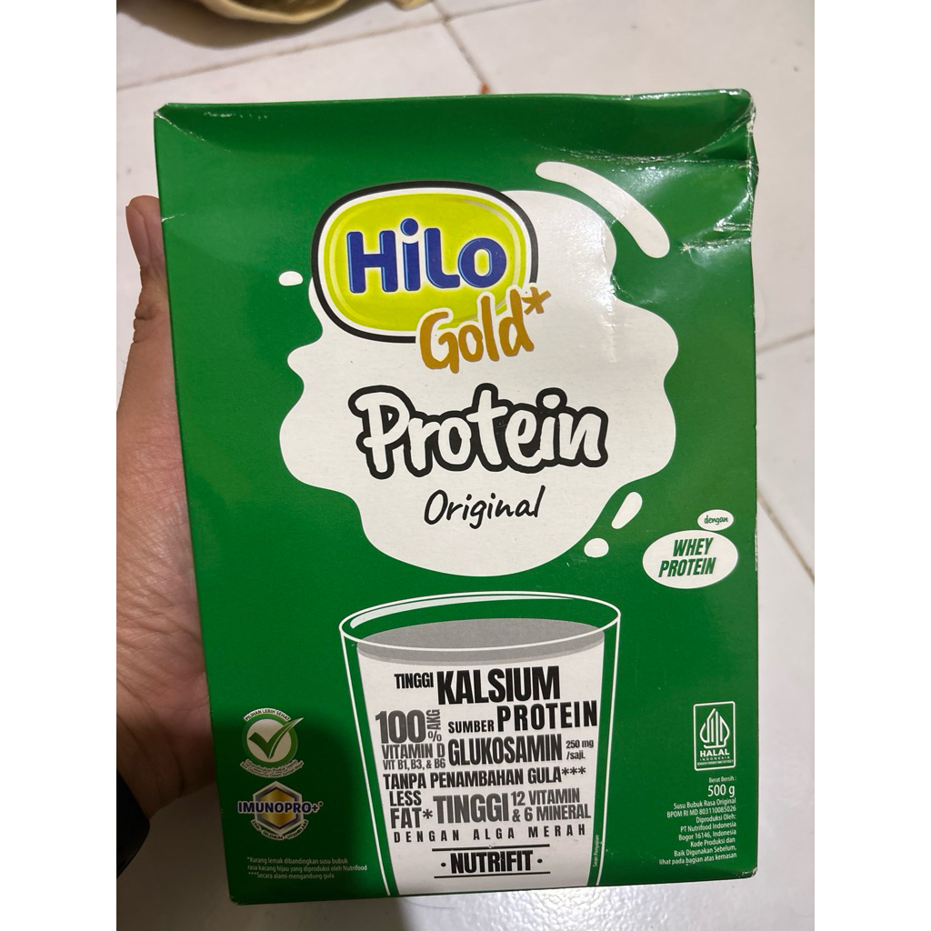 

HIlo Gold+ Protein Original 500G Exp 2026 Oktober [PROMO]