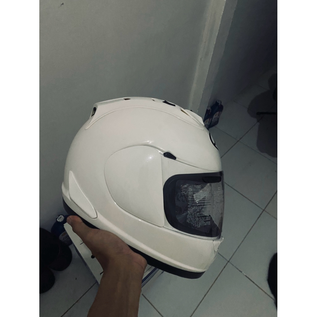 arai rr5 white 1:1 fullface (size M)