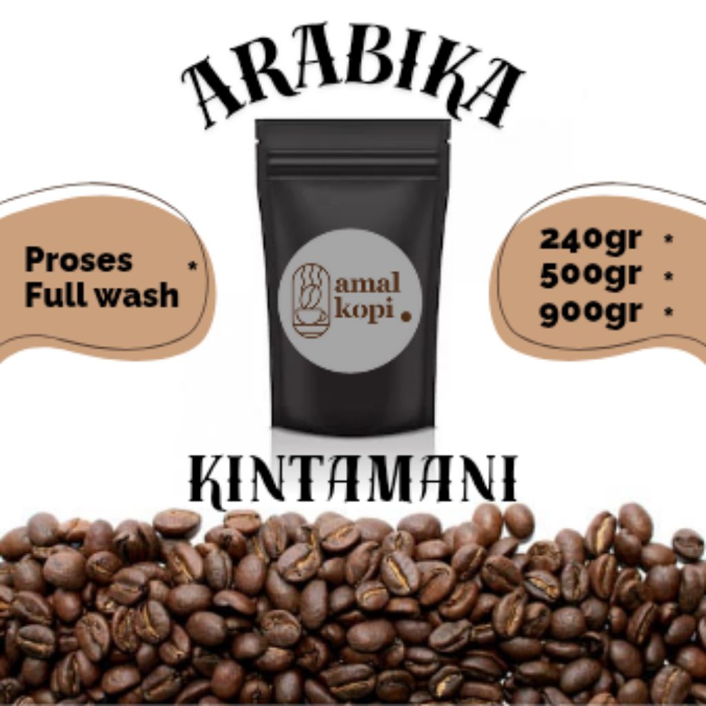 

Amal Kopi, Kopi Arabika Kintamani - Biji, sangrai atau bubuk.