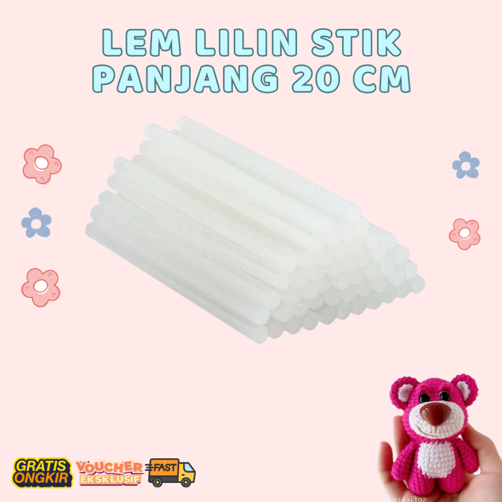 

LEM LILIN STIK ISI LEM BAKAR PANJANG 20 CM