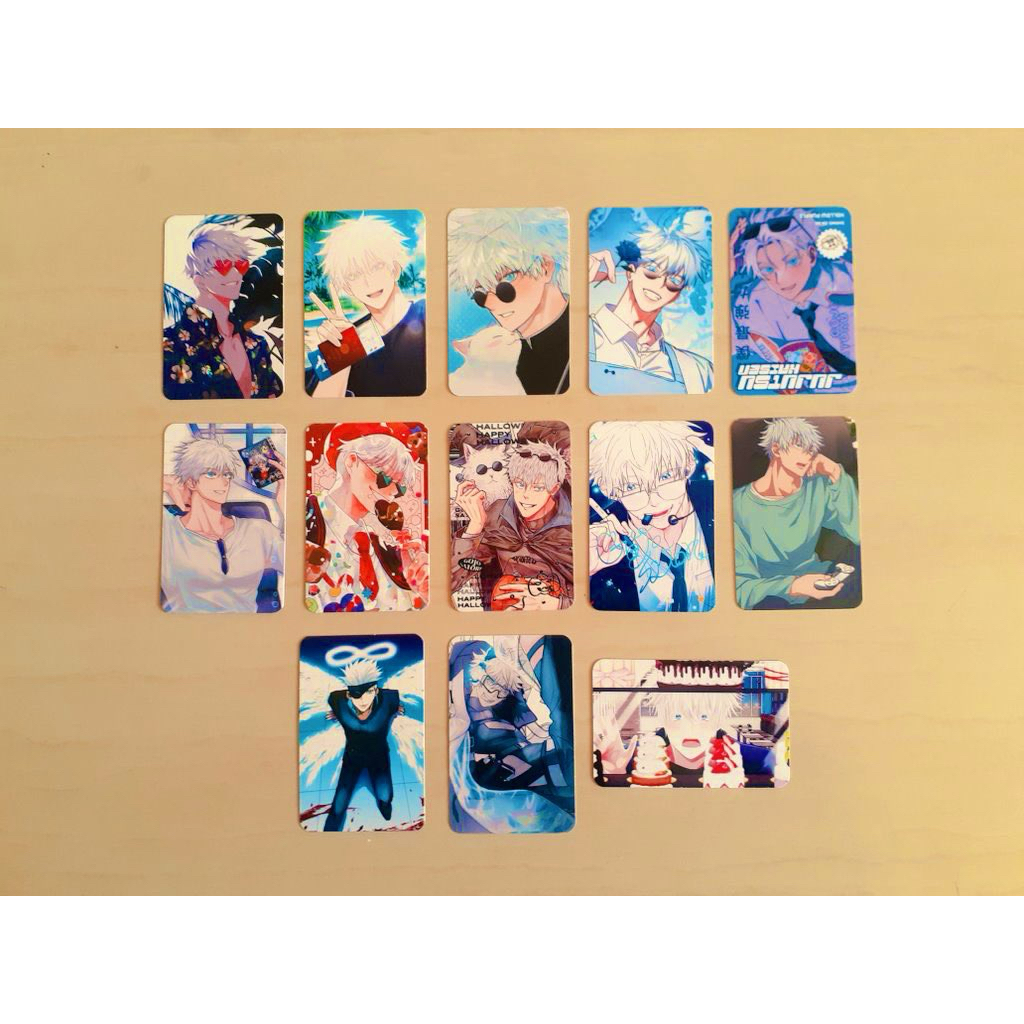 Photocard Pc Kertas Ganteng Jujutsu kaisen jjk Gojo Satoru (take all)