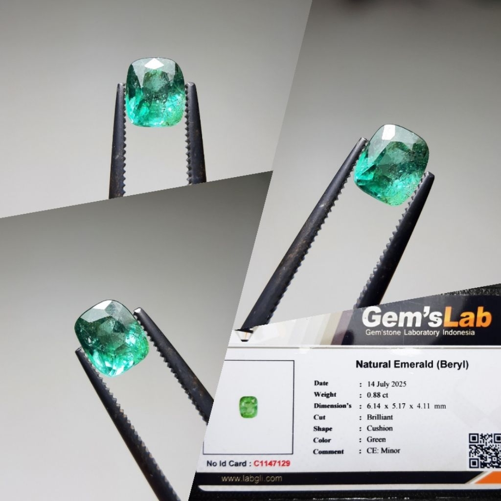 Natural Emerald Beryl Jamrud/Zamrud Zambia Colombia Ethiopia Brazil Ruby Sapphire/Safir Selon Ceylon