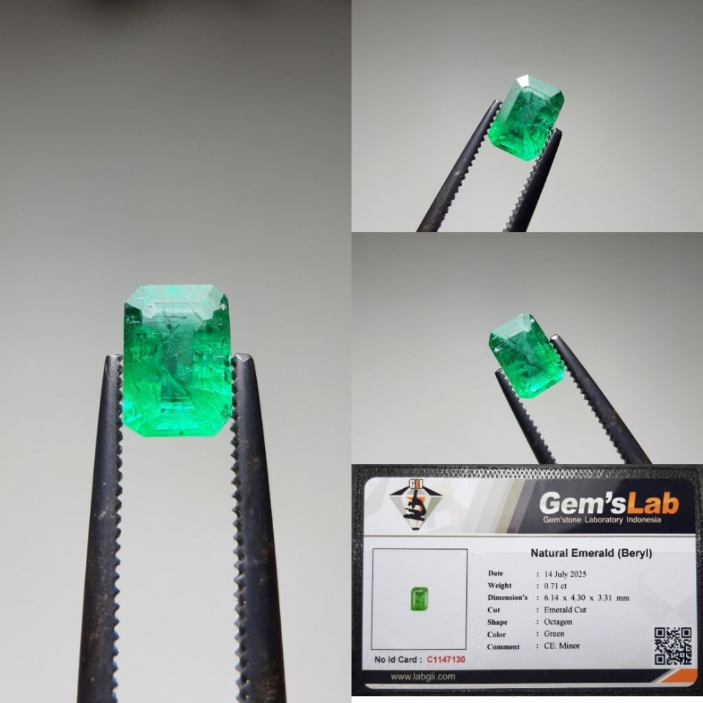 Natural Emerald Beryl Zamrud Jamrud Colombia/Zambia Bukan Ruby Atau Sapphire/Safir/Garnet/Topaz/Chry