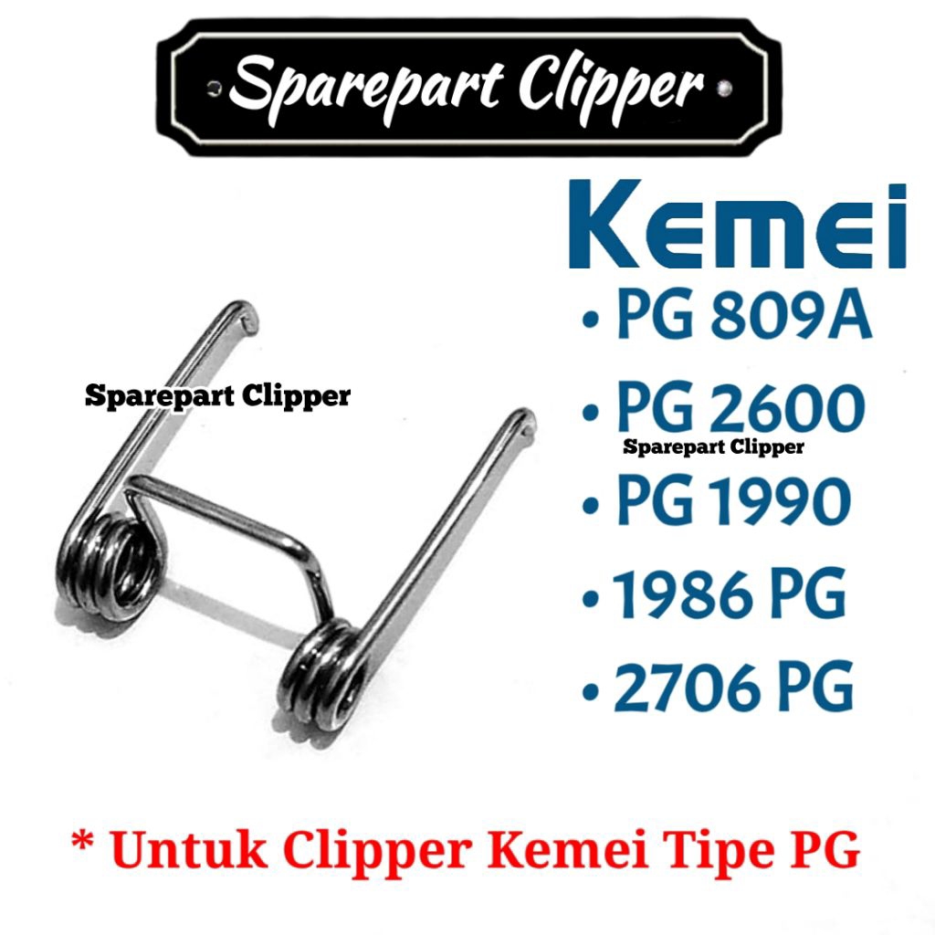 Per Mesin Cukur Kemei PG2600 PG809A Per Kemei Sparepart Clipper