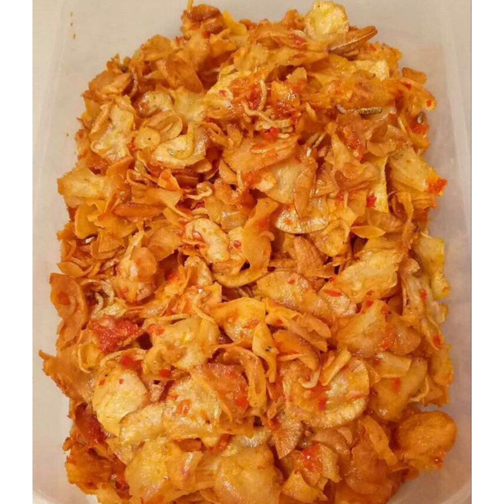 

Keripik Singkong Pedes Manis Premium 100gram