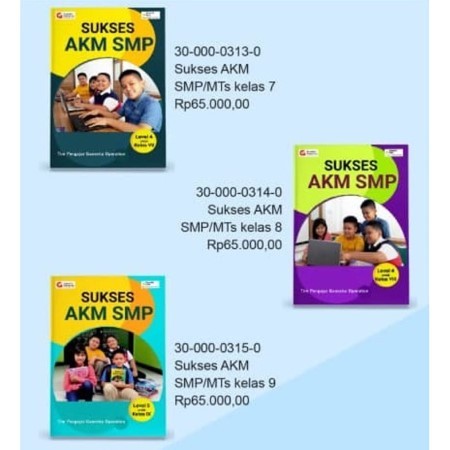 AKM SMP LEVEL 4 - 5 KELAS VII-VIII-IX (7 - 8 - 9) PENERBIT DUTA GANESHA OPERATION