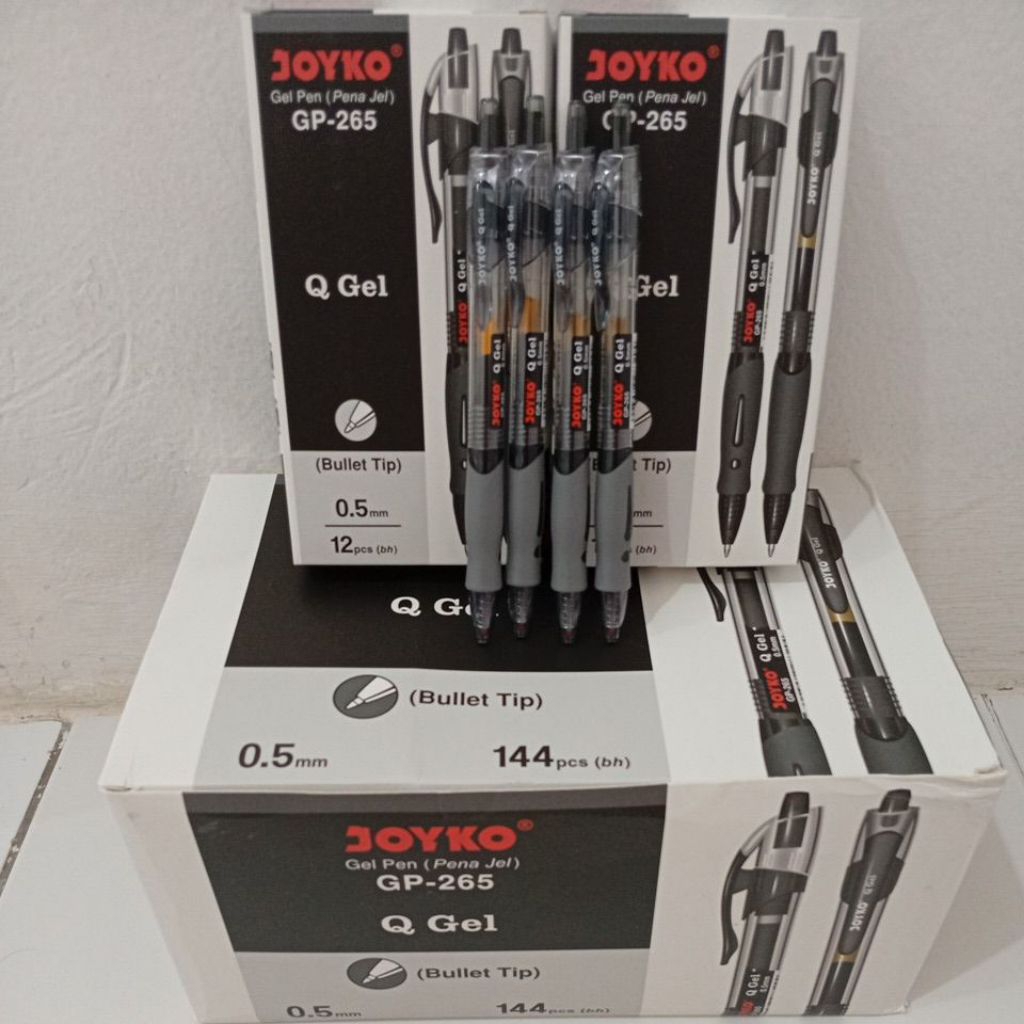 

RAGASI_S - PULPEN GEL JOYKO GP-265 HITAM 0.5MM 12 PCS PULPEN GEL JOYKO GP-265 0.5MM HITAM PERLUSIN