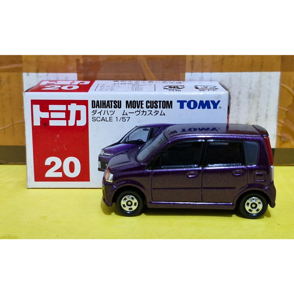 Tomica Tomy Biru 20 DAIHATSU MOVE CUSTOM (A)