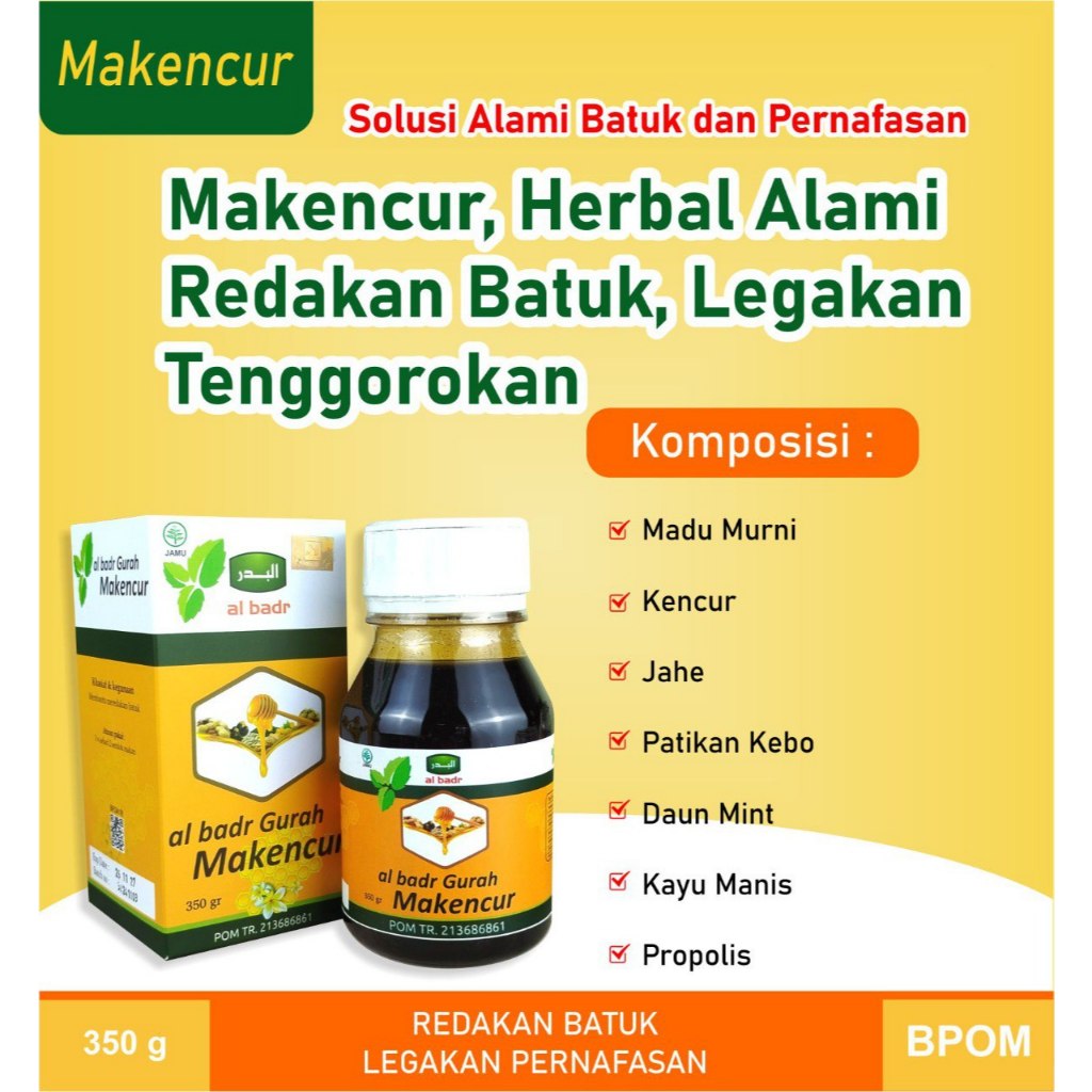 

Madu Kencur 350gr herbal batuk dan masuk angin