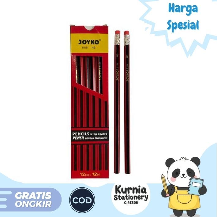 

Joyko Pensil HB 6151/Pack Isi 12 PCS