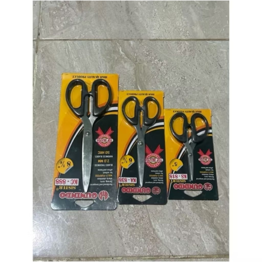 

GUNTING GUNINDO TERSEDIA 3 UKURAN