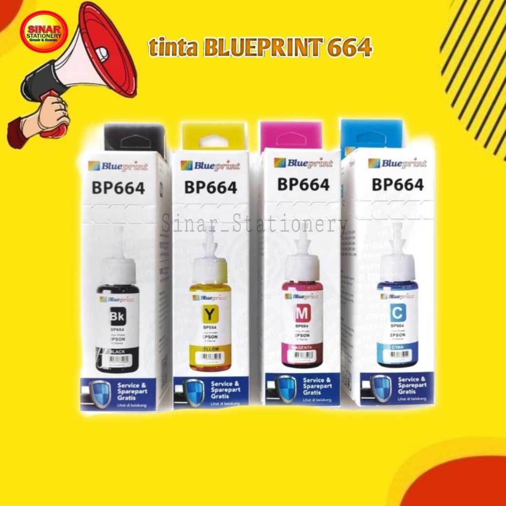 Tinta Botol Blueprint Epson 664