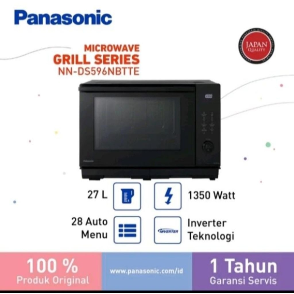 PANASONIC NN-DS596BTTE MICROWAVE OVEN TURBO STEAM INVERTER