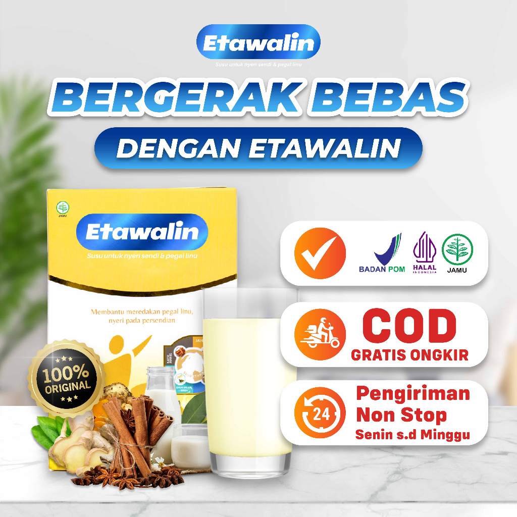 

Etawalin Susu Etawa Herbal Ampuh Atasi Masalah Tulang Nyeri Sendi Pegal Linu Punggung Perlancar ASI