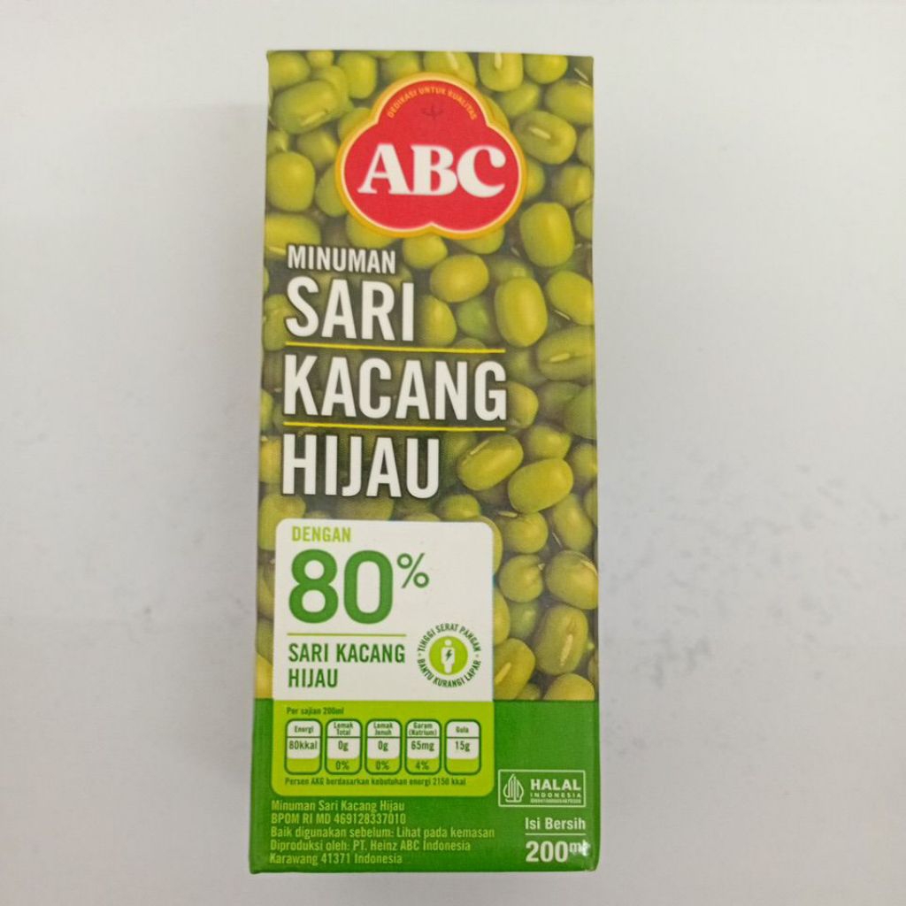 

ABC SARI KACANG HIJAU - MINUMAN KOTAK 200 ml