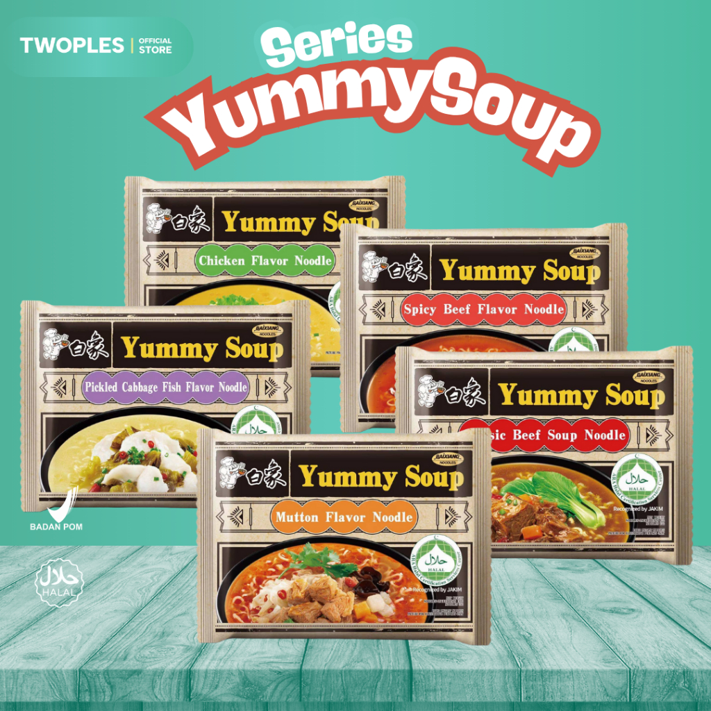 

BAIXIANG - Mie Instan Yummy Soup Series