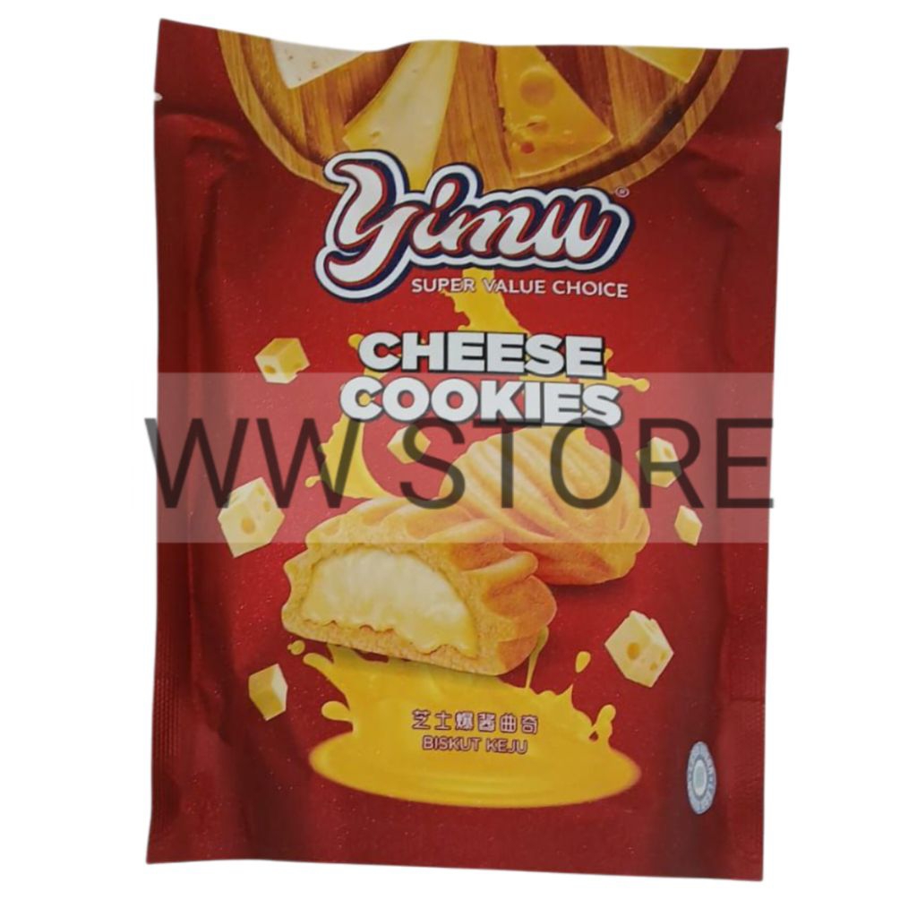 

Kukis isi krim keju halal MUI BIG COUNTRY Yimu Cheese cookies 50g