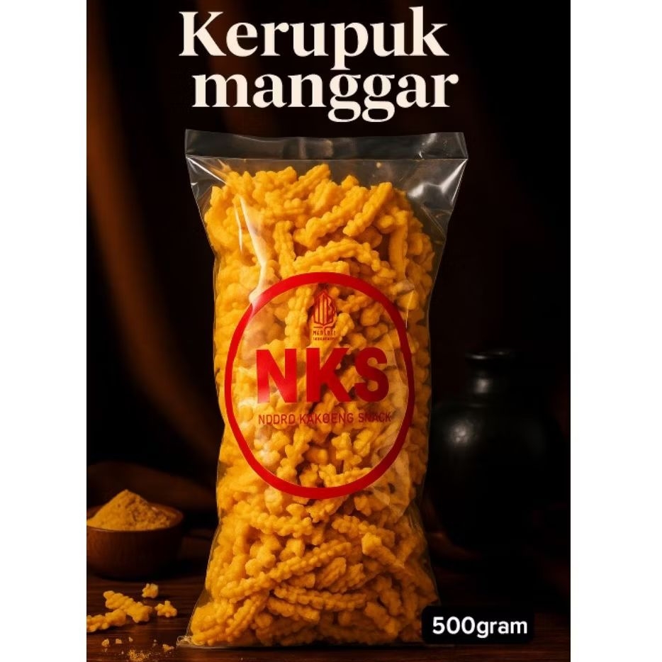 

KERUPUK MANGGAR , KERUPUK AKAR GURIH PEDAS ADA MANIS2NYA 500GR
