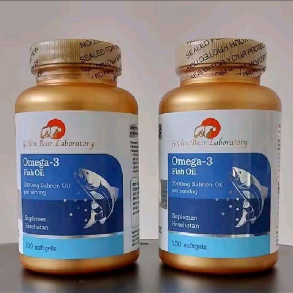 Golden Bear Laboratory Salmon Omega 3 fish Oil 100 Softgel