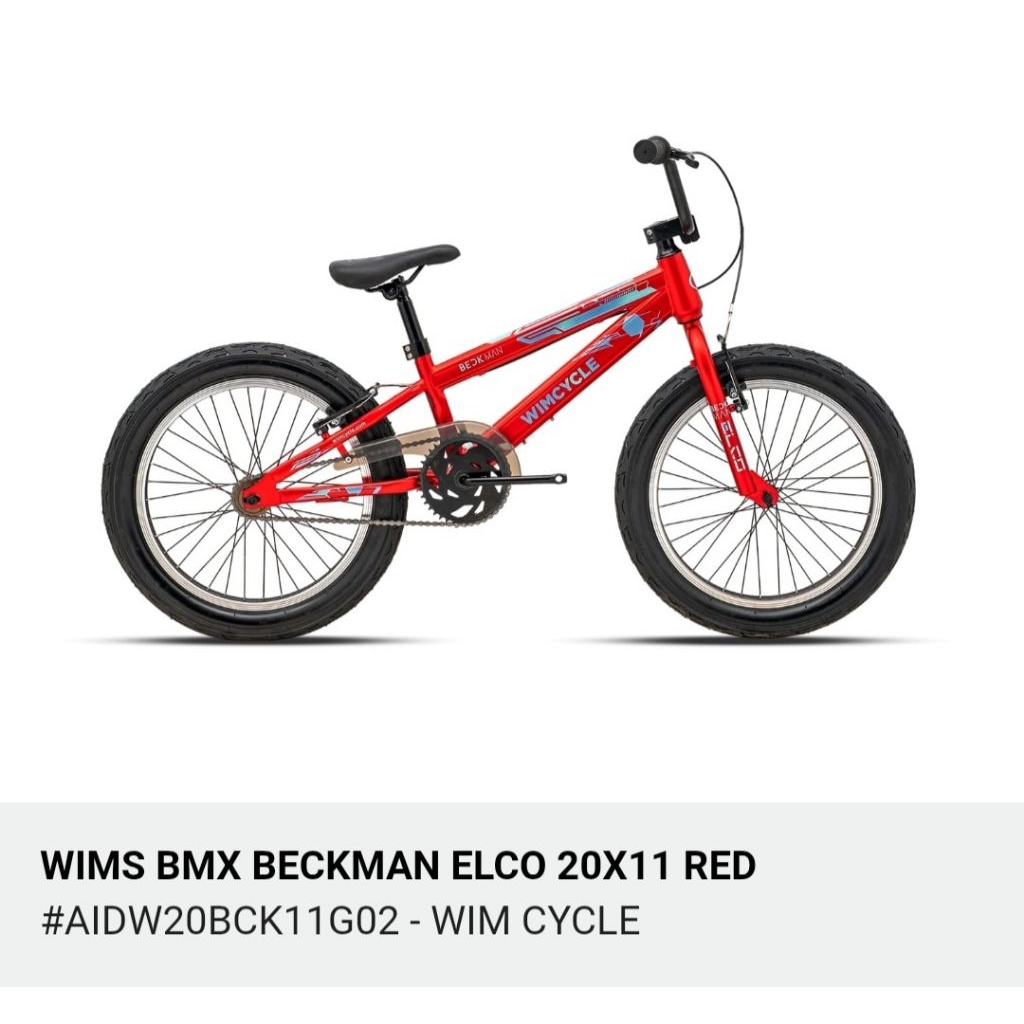 BMX BECKHAM Elco 20" wimcycle 20"